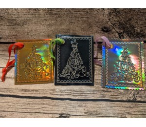 Stickserie ITH - Postkarten Set Wunschbäume